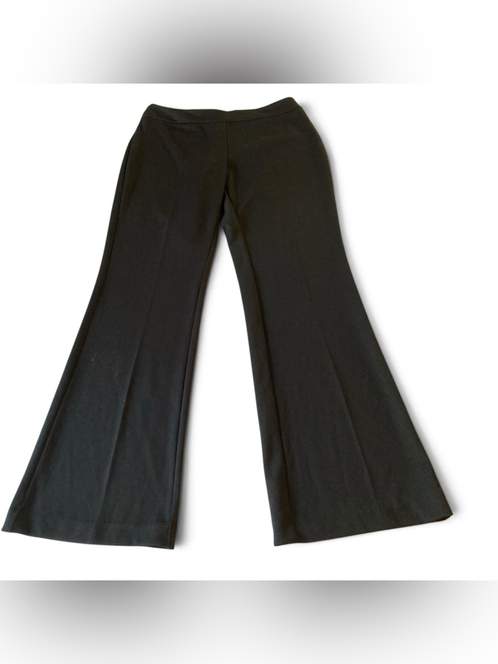 New York & Company Flared Leg Black Pants Size Medium Dressy